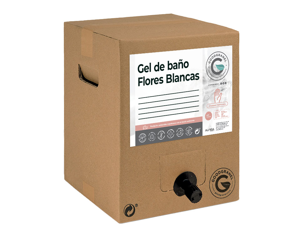 Gel de baño a granel Flores Blancas GOODGRANEL