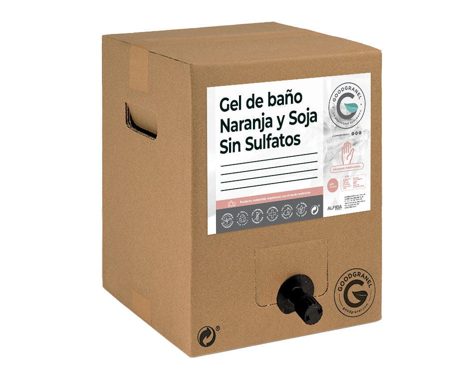 Gel de Baño Naranja y Soja Sin Sulfatos GOODGRANEL